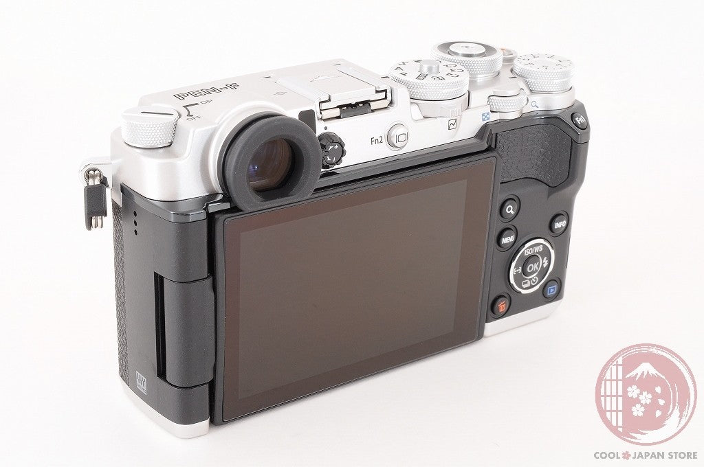DDU [ 230 shots TOP MINT in Box ] Olympus PEN-F 20.3MP Mirrorless Silver Cj34