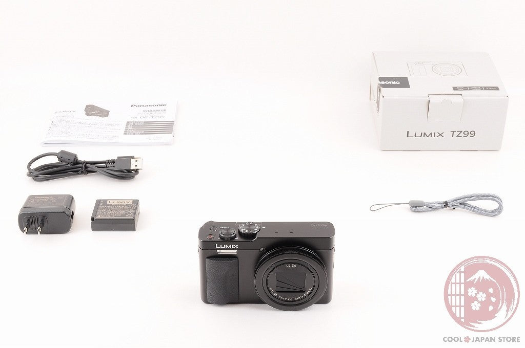 [TOP MINT in Box] Panasonic DC TZ99 Black from Japan Cm29