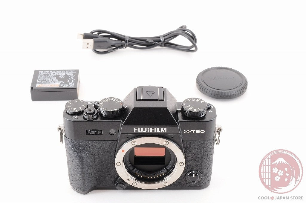 [ 1251 shots MINT w/ Cable Cap ] Fuji X-T30 Black 26.1MP Mirrorless Camera Ci72