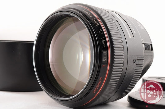 [MINT w/Hood Caps] Canon EF 85mm F/1.2 L f1.2L USM Portrait Lens Japan Ly95