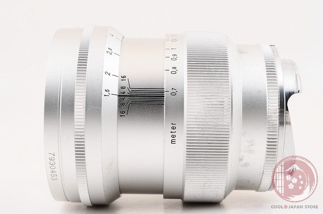 [MINT w/ Hood Caps] Voigtlander NOKTON 75mm f/1.5 VM Silver from Japan Lv69