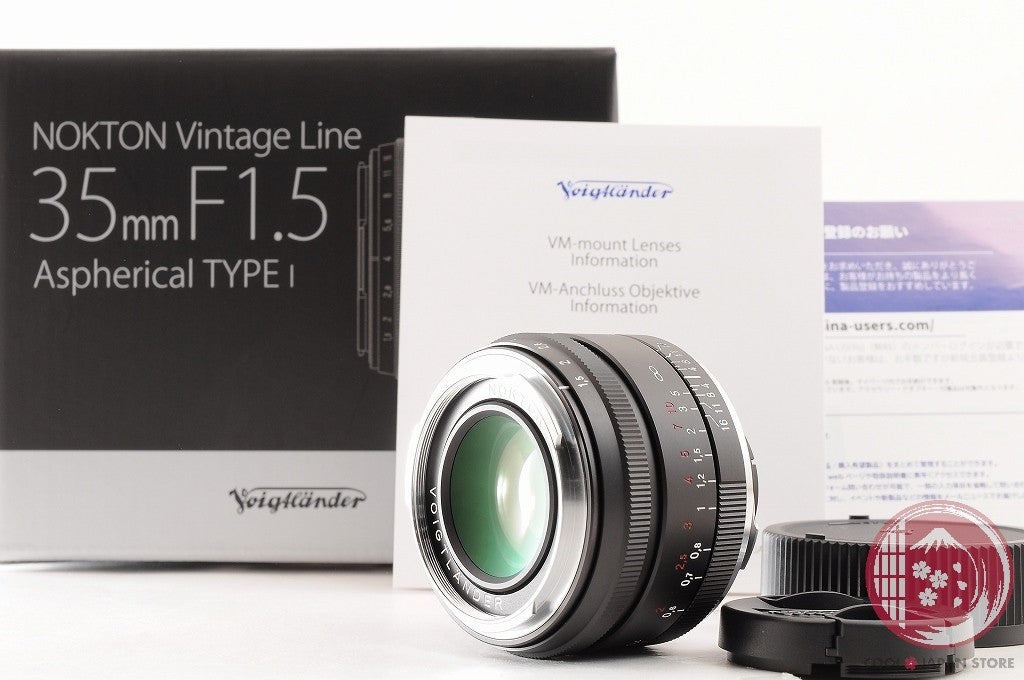 [TOP MINT in Box] Voigtlander NOKTON 35mm f/1.5 Aspherical TypeI VM Japan Lw70