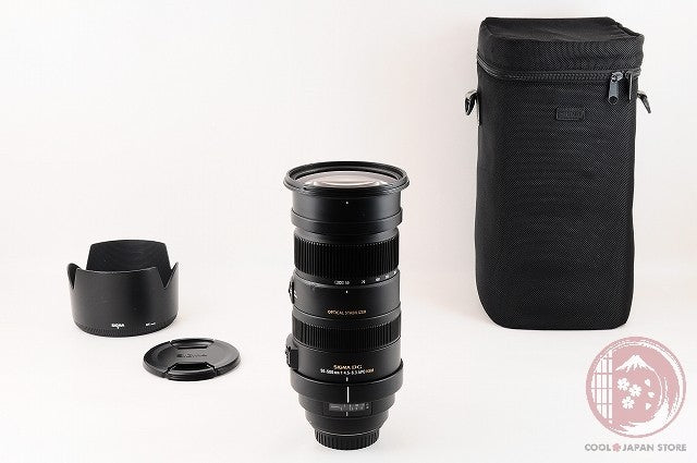 [EXC5 w/ Hood Case] Sigma APO 50-500mm f/4.5-6.3 DG OS HSM CANON EF Japan Lv47