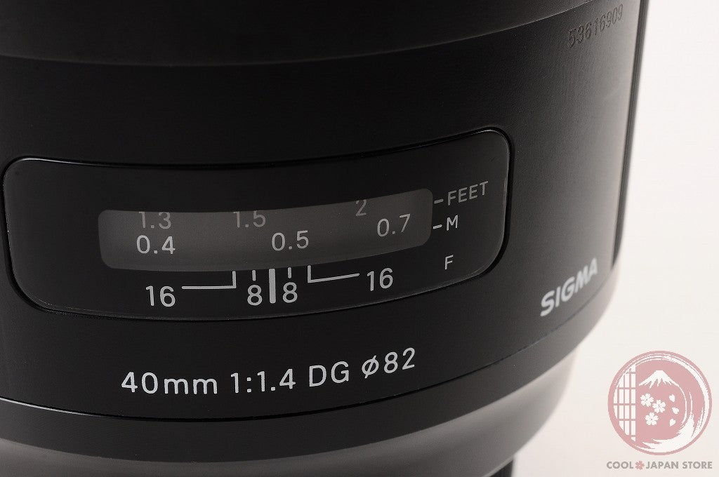 [MINT w/Caps] Sigma 40mm f/1.4 DG HSM Art CANON EF mount from Japan Lv74