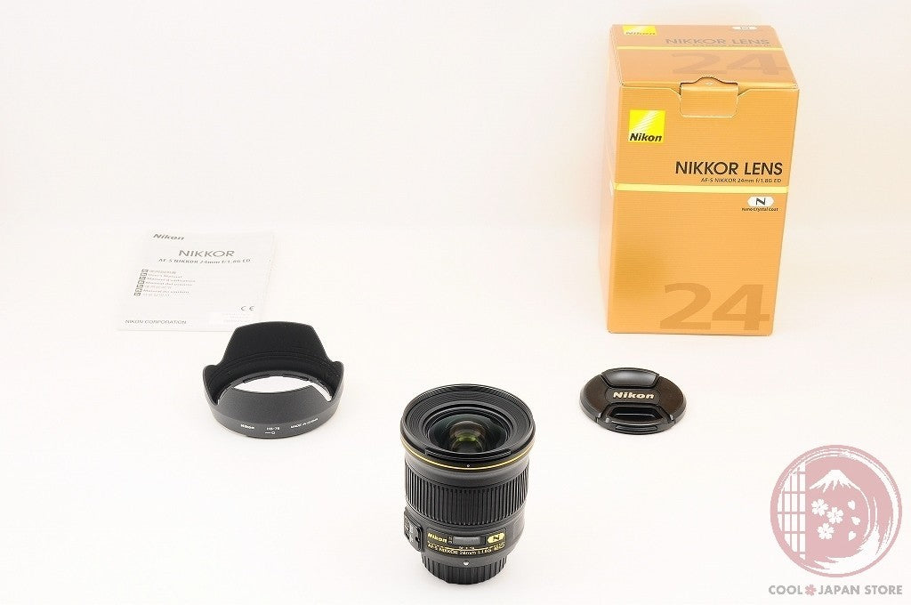 DDU[MINT in Box] Nikon AF-S 24mm f/1.8 G f1.8G ED from Japan Lu29