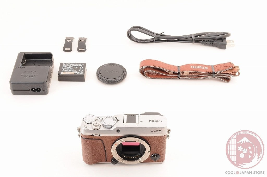 [ Low shots MINT w/ Strap Charger] Fujifilm Fujifilm X-E3 Brown from Japan Ci37