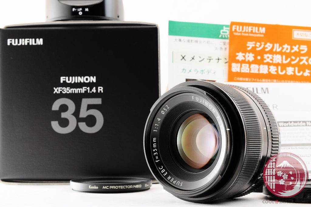 [MINT w/ Filter in Box] FUJIFILM Fuji Fujinon XF 35mm f/1.4 R 1.4R Black Li95